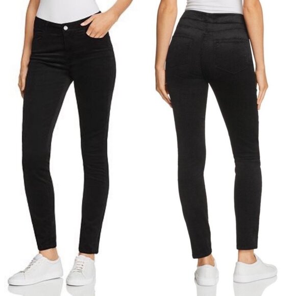 PAIGE Hoxton Ultra Skinny Corduroy Pant Black Size 27